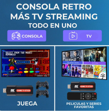 CONSOLA GAME STICK 50%OFF