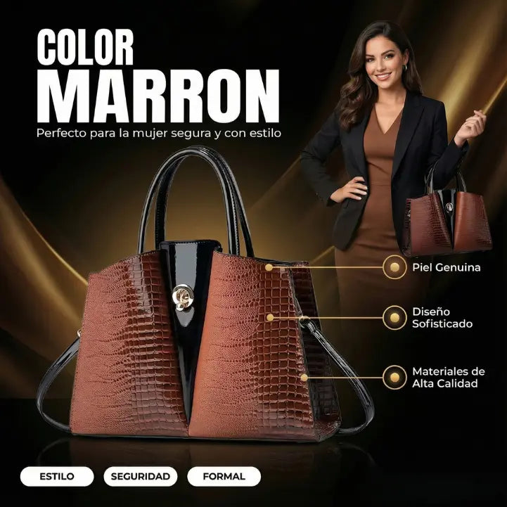 Bolso Ejecutivo Vittoria Noir