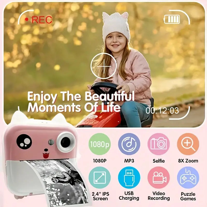 Camara Impresora Instantánea FotoKids Pro