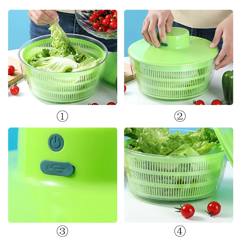 Electric Spinner Salad