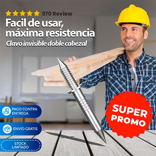 Clavos Invisibles De Doble Cabezal