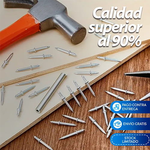 Clavos Invisibles De Doble Cabezal