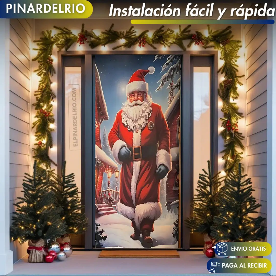 Paga 1 y Lleva 2 Fundas para puertas MagicNavidad +Recetario Navideño REGALO