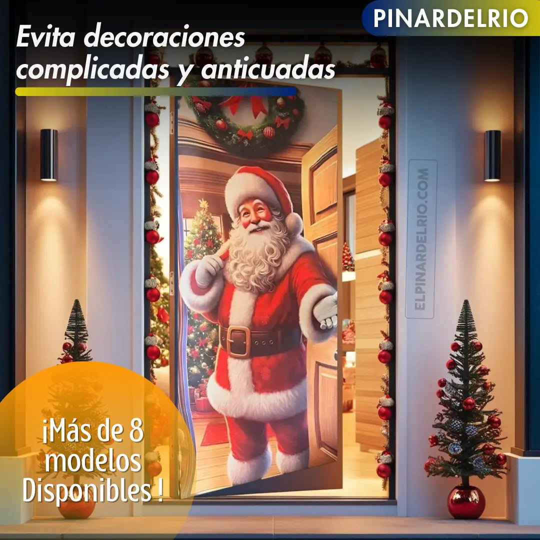Paga 1 y Lleva 2 Fundas para puertas MagicNavidad +Recetario Navideño REGALO