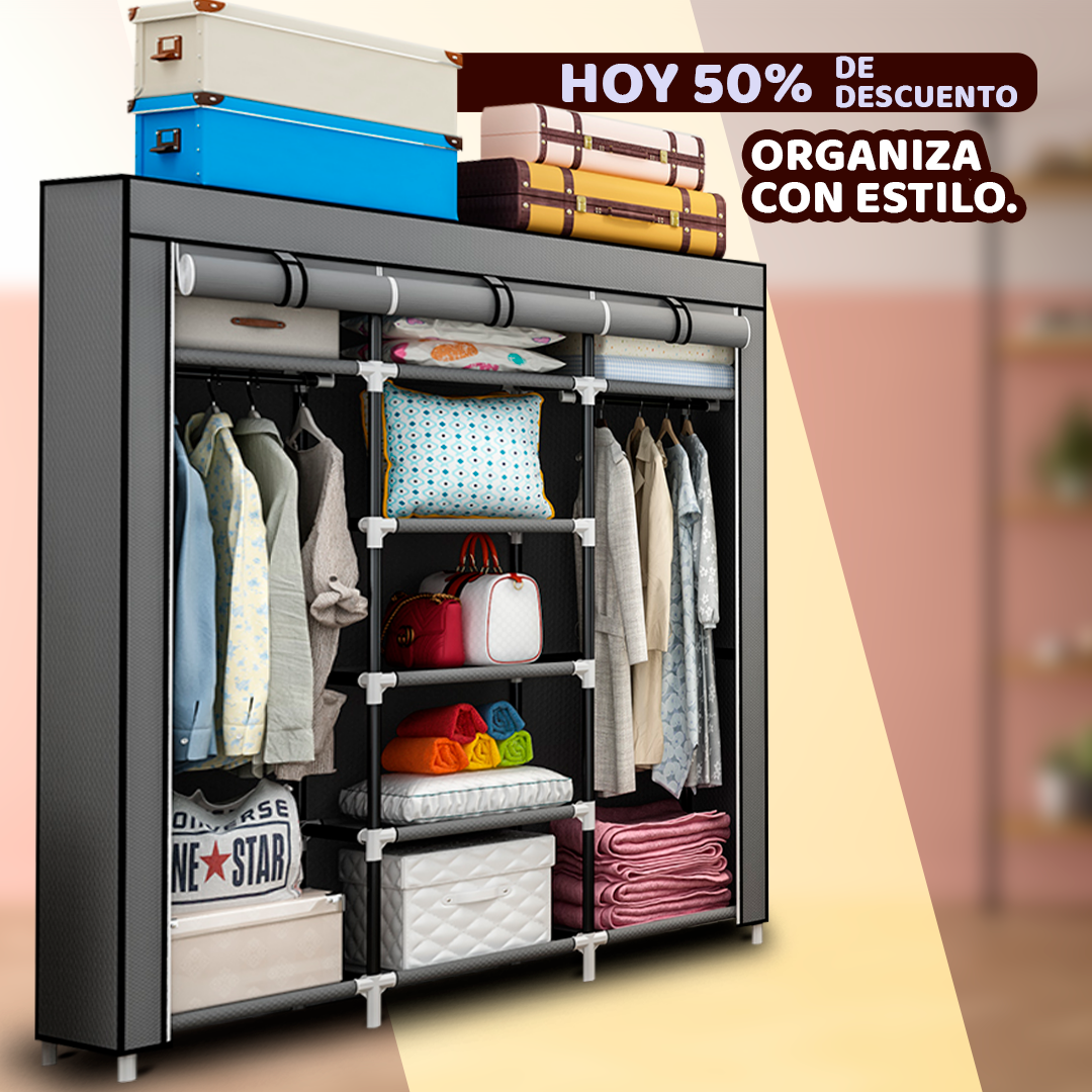 ARMARIO GUARDAROPA DE 3 CUERPOS 50% OFF