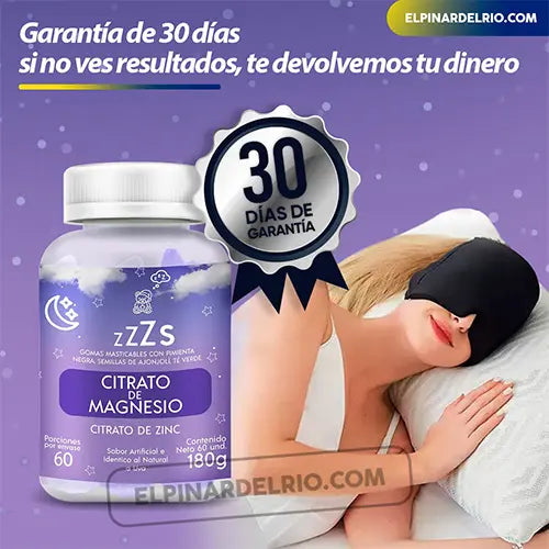 Gomitas de Citrato de Magnesio 60 UNIDADES + Gorro de Regalo