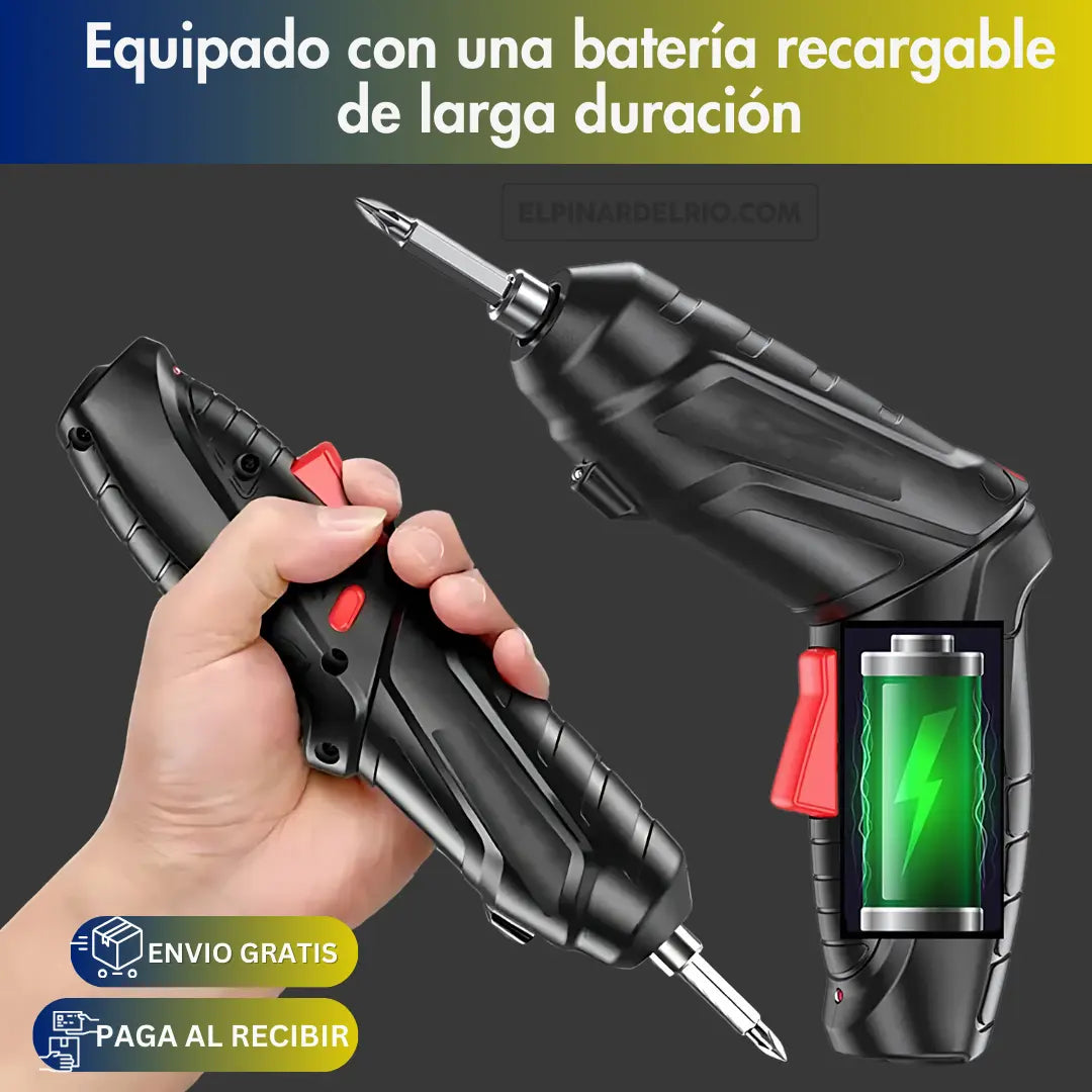 KIT Destornillador Recargable Fix Master 50%OFF