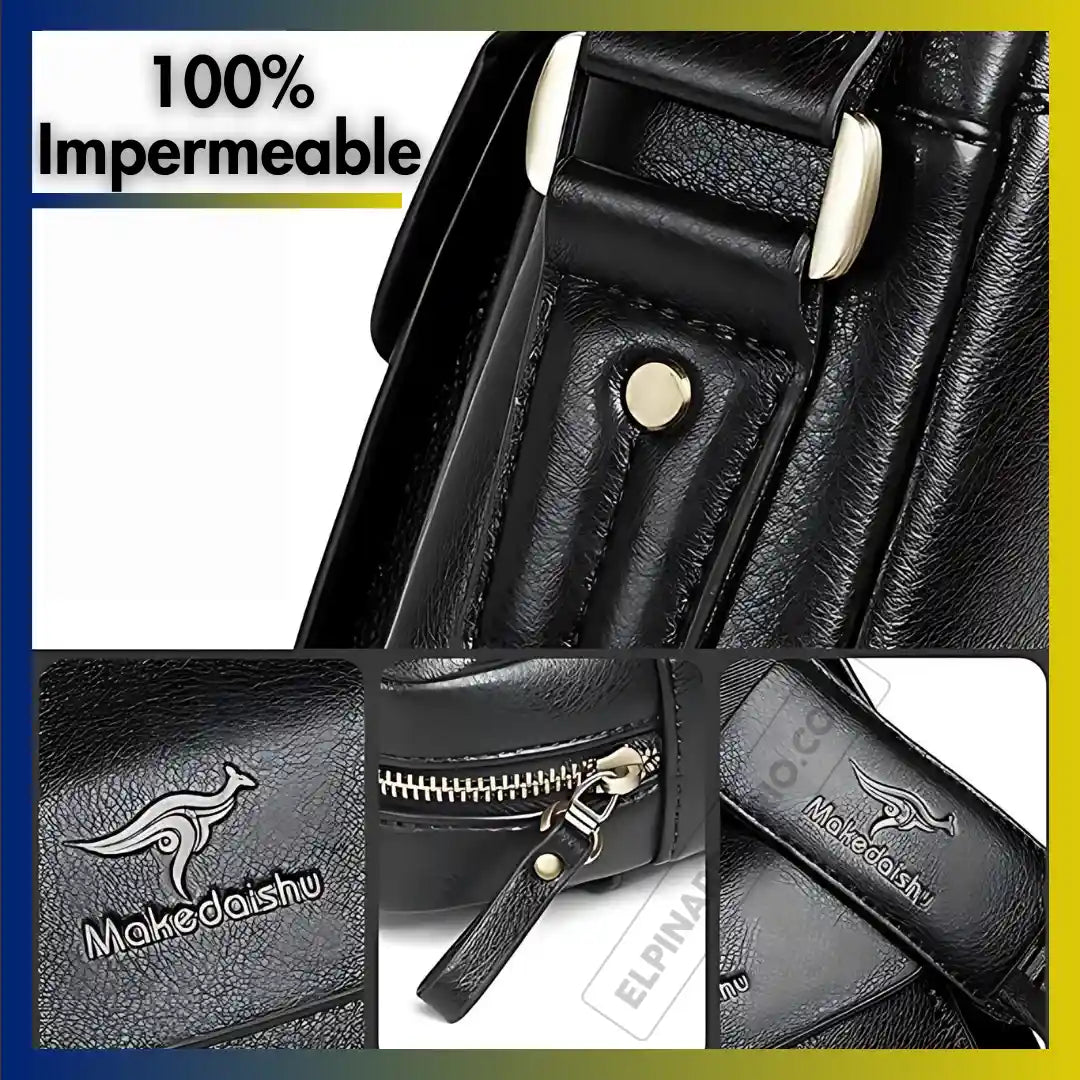 Bolso Unisex Cuero Lux 50%OFF