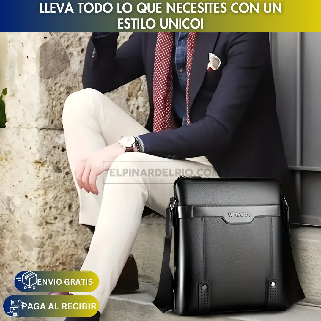 Bolso de cuero Unisex Flex Bag 50%OFF