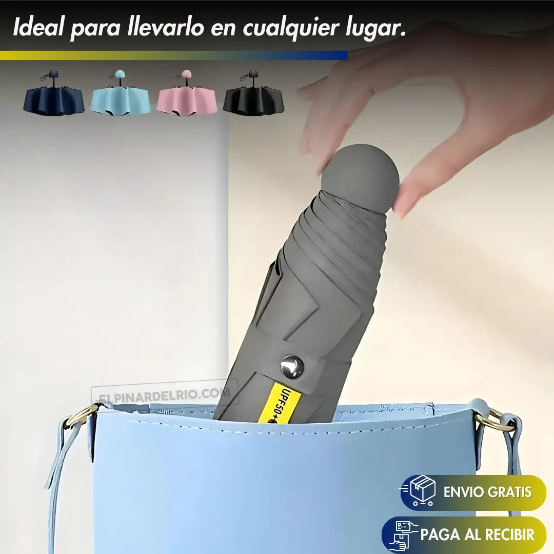 Pack X 2 Mini umbrella plegable 50%off