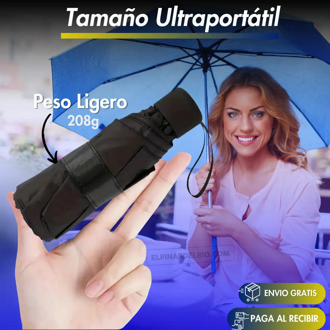 Pack X 2 Mini umbrella plegable 50%off