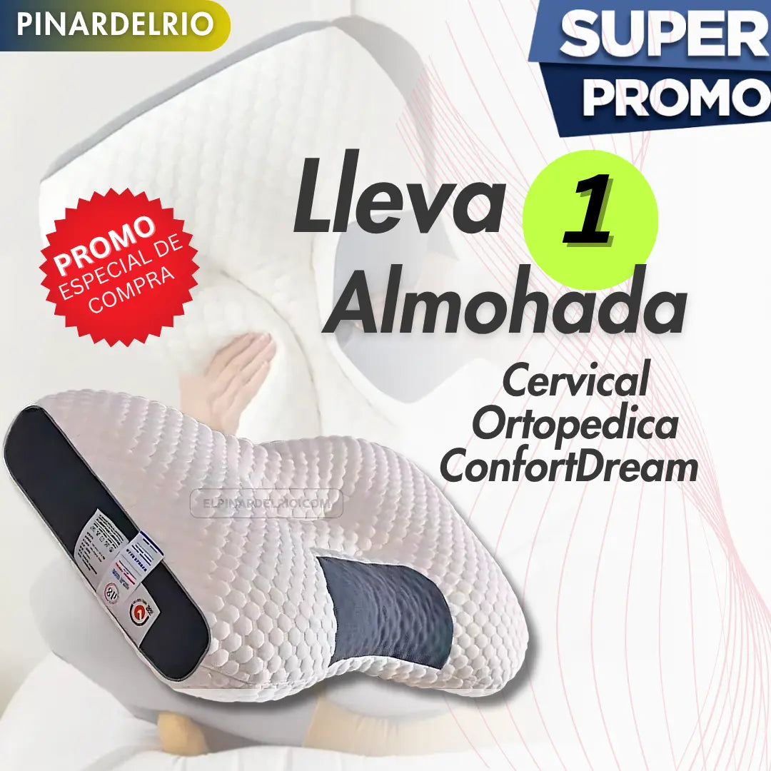 Almohadas Cervical Ortopedica ConfortDream Gratis: “50 Meditaciones para Sueño Reparador” con tu compra
