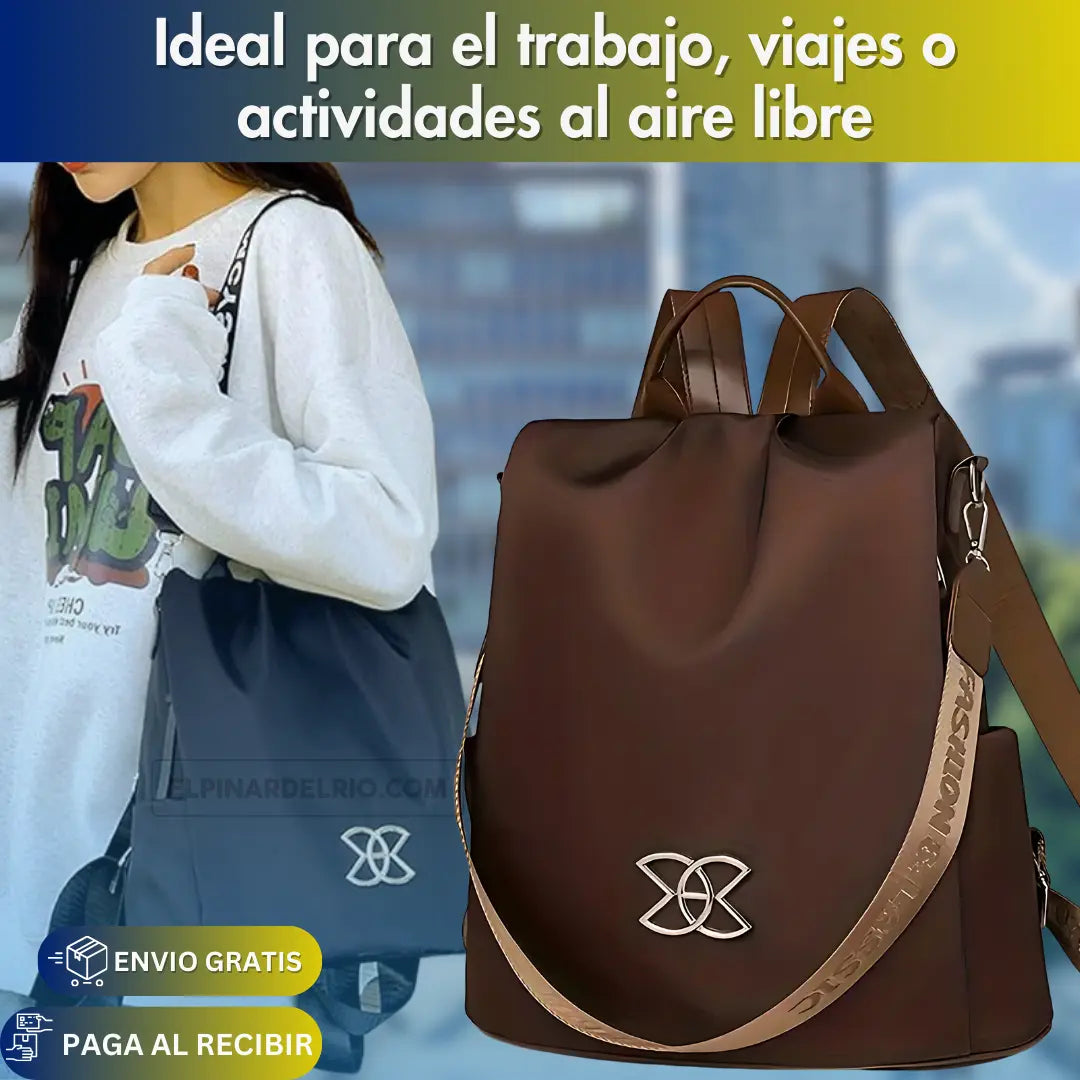 Mochila Impemeable Lady Shield Antirobo