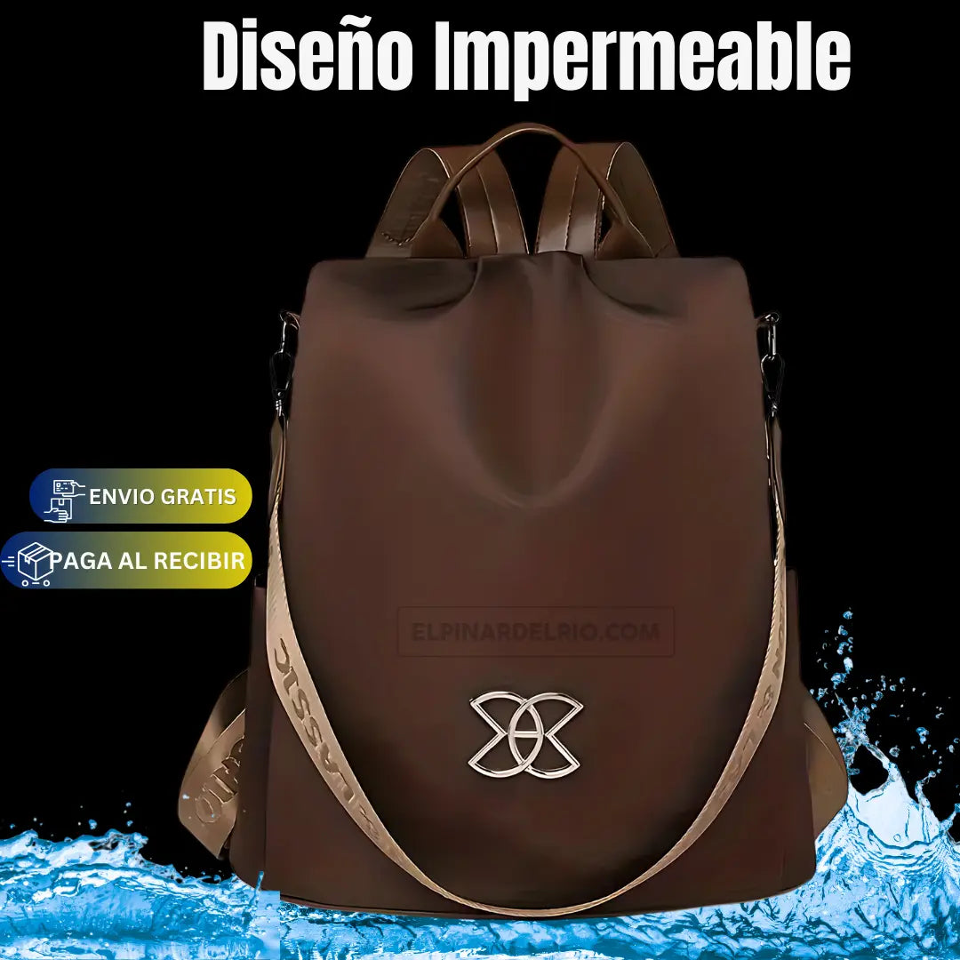 Mochila Impemeable Lady Shield Antirobo
