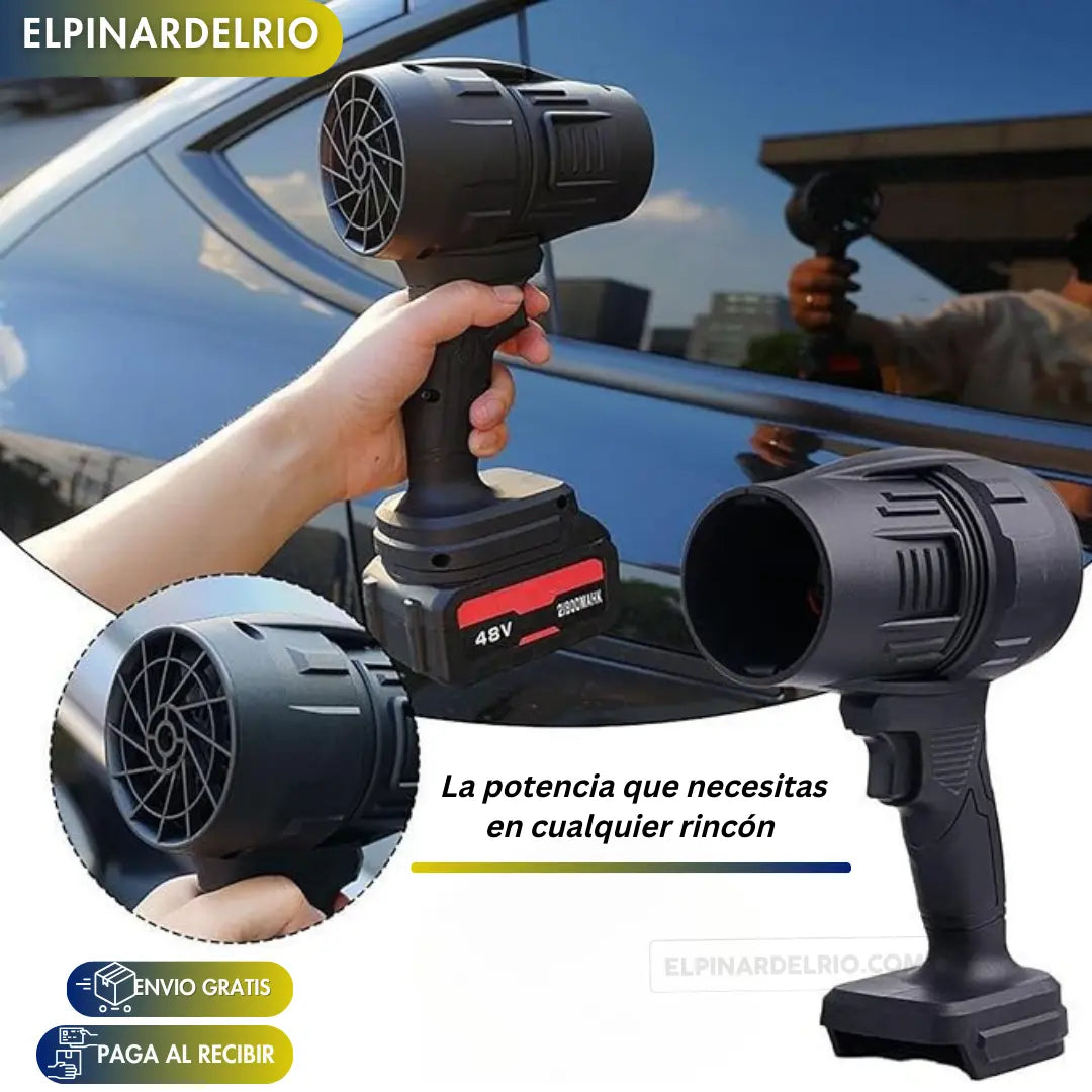 Soplador Secador TurboMax Cyclone+ 2 BATERIAS RECARGABLES