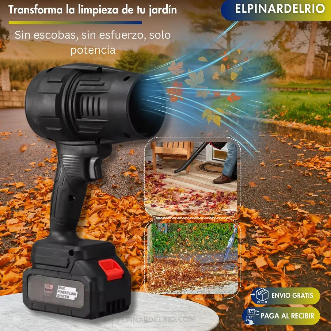 Soplador Secador TurboMax Cyclone+ 2 BATERIAS RECARGABLES