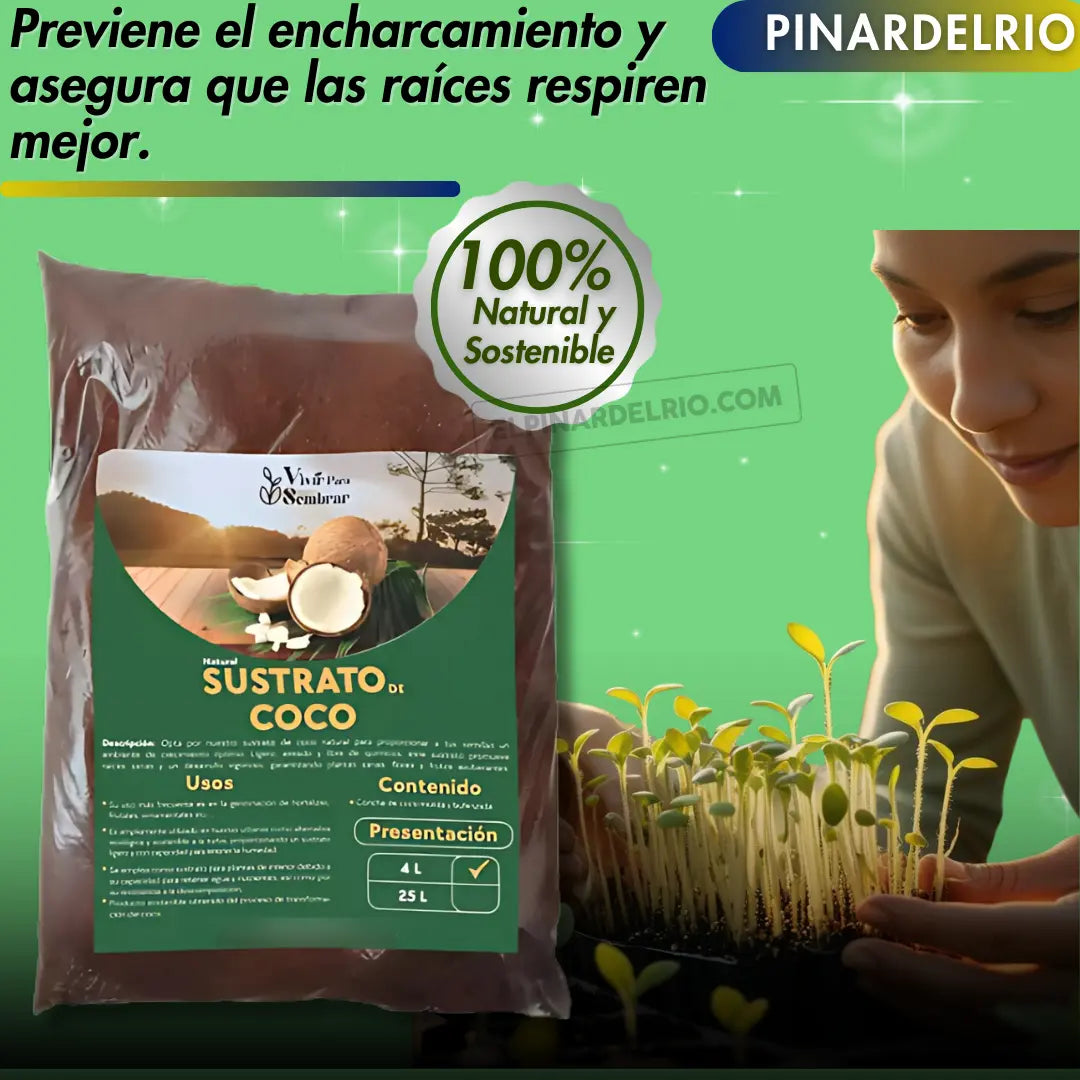 PAGUE 2 Y LLEVE 4 Sustrato de Coco Premium 50% OFF