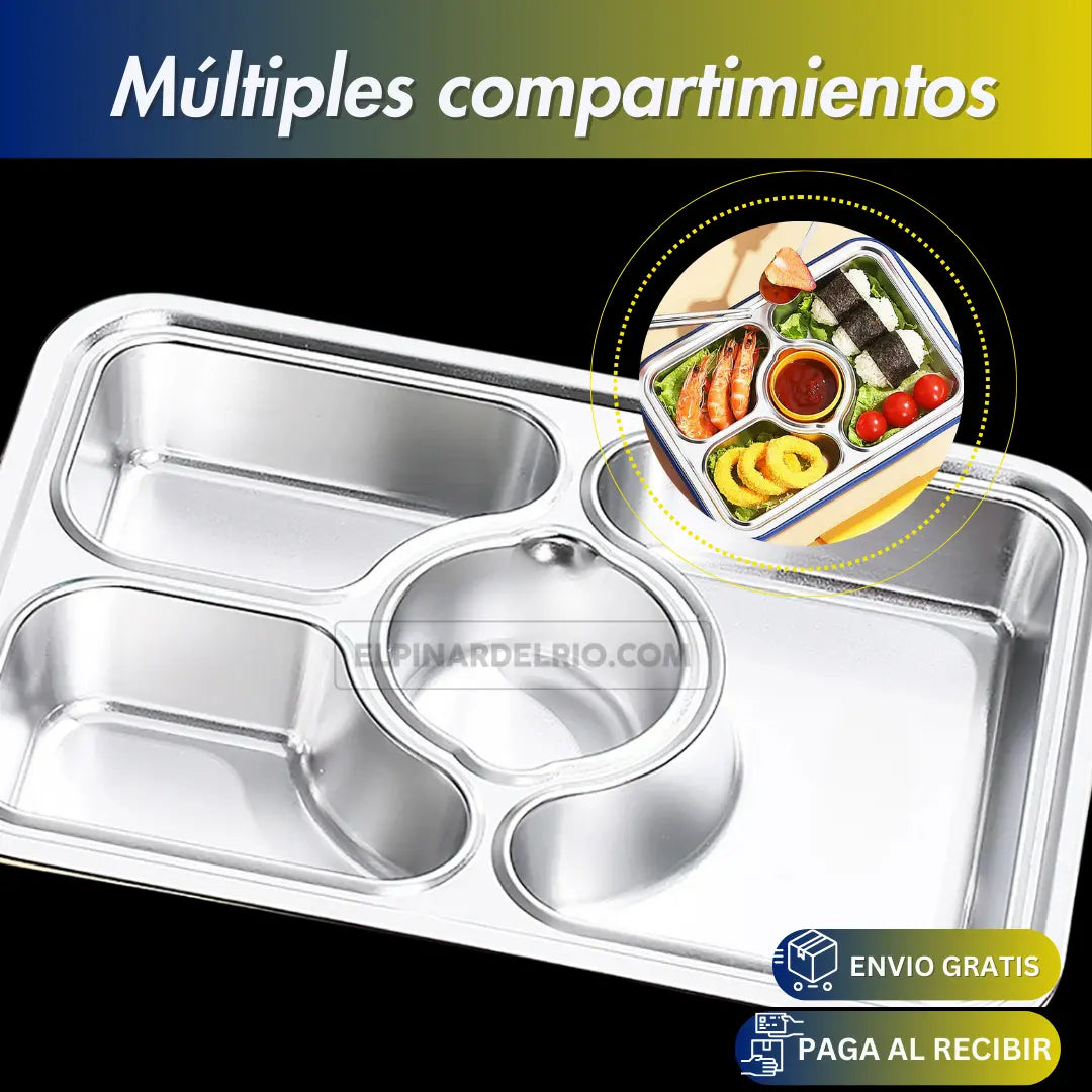 Lunch Box de acero inoxidable 50% OFF