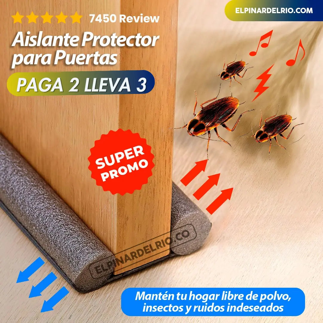 PROTECTORES AISLANTE PARA PUERTAS 50% OFF