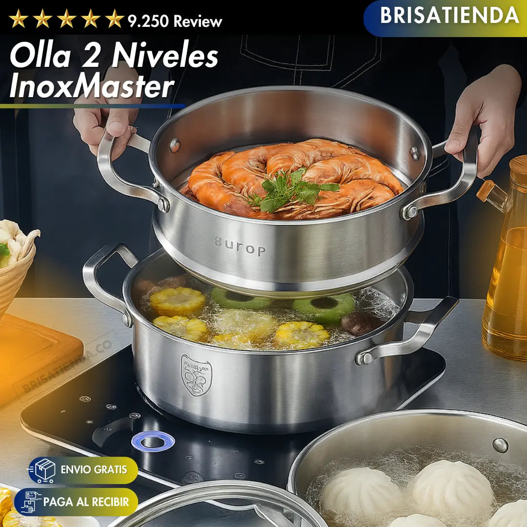 Olla 2 Niveles InoxMaster