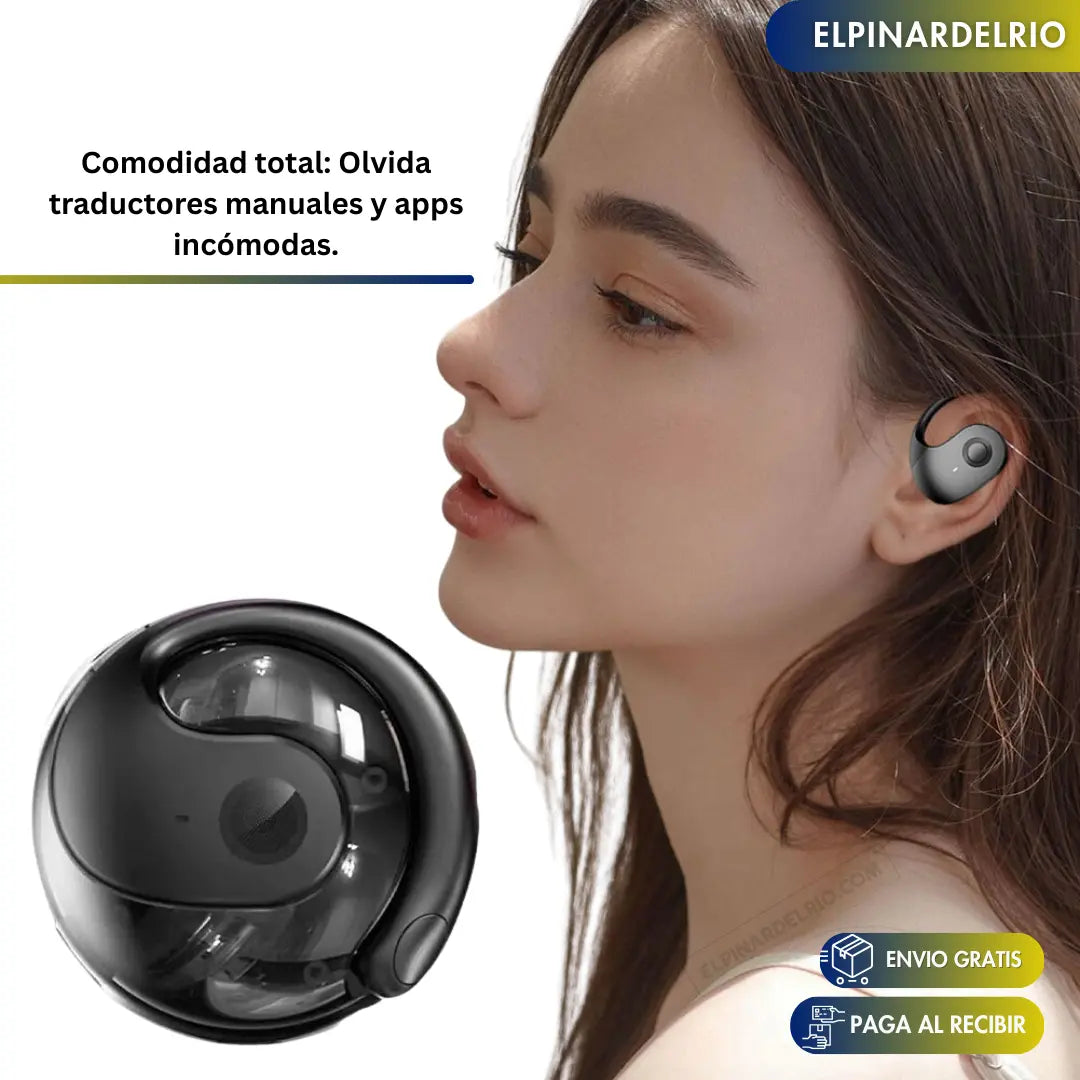 Audífonos inalámbricos Translate Air PRO TKT + Holder de Regalo