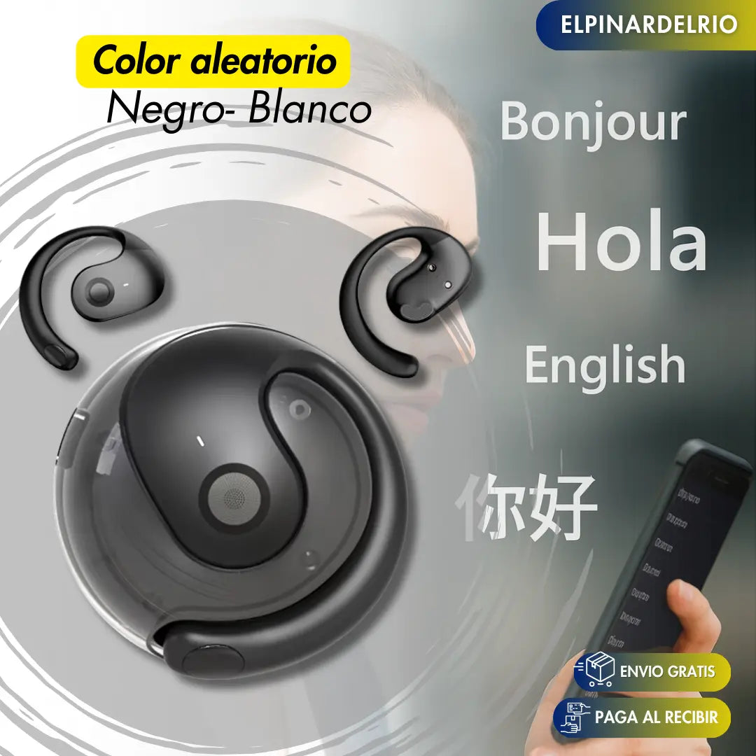 Audífonos inalámbricos Translate Air PRO TKT + Holder de Regalo