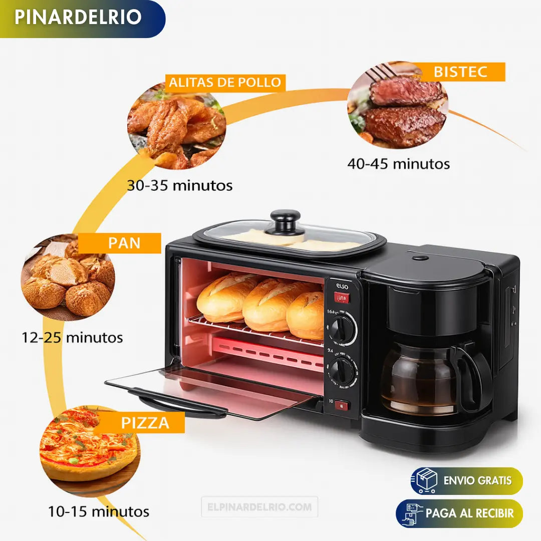 Horno 3en1 BreaBox + Afilador de Cuchillo GRATIS