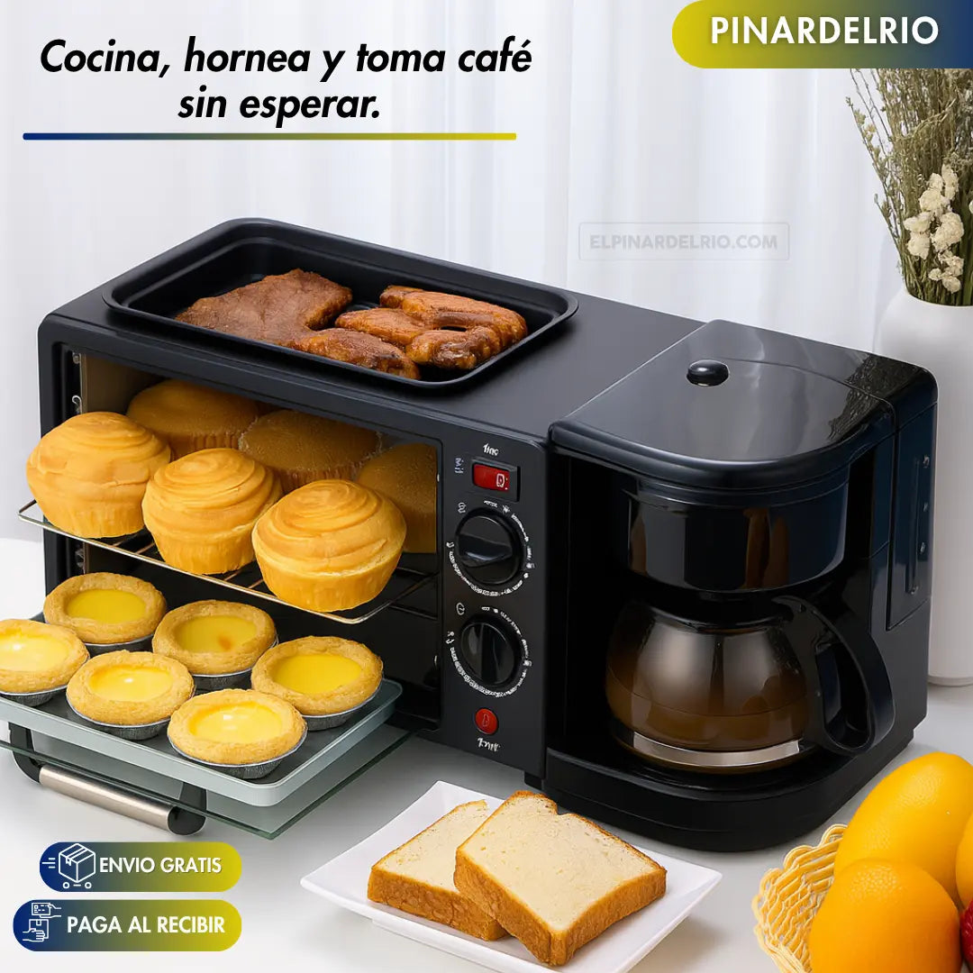 Horno 3en1 BreaBox + Afilador de Cuchillo GRATIS