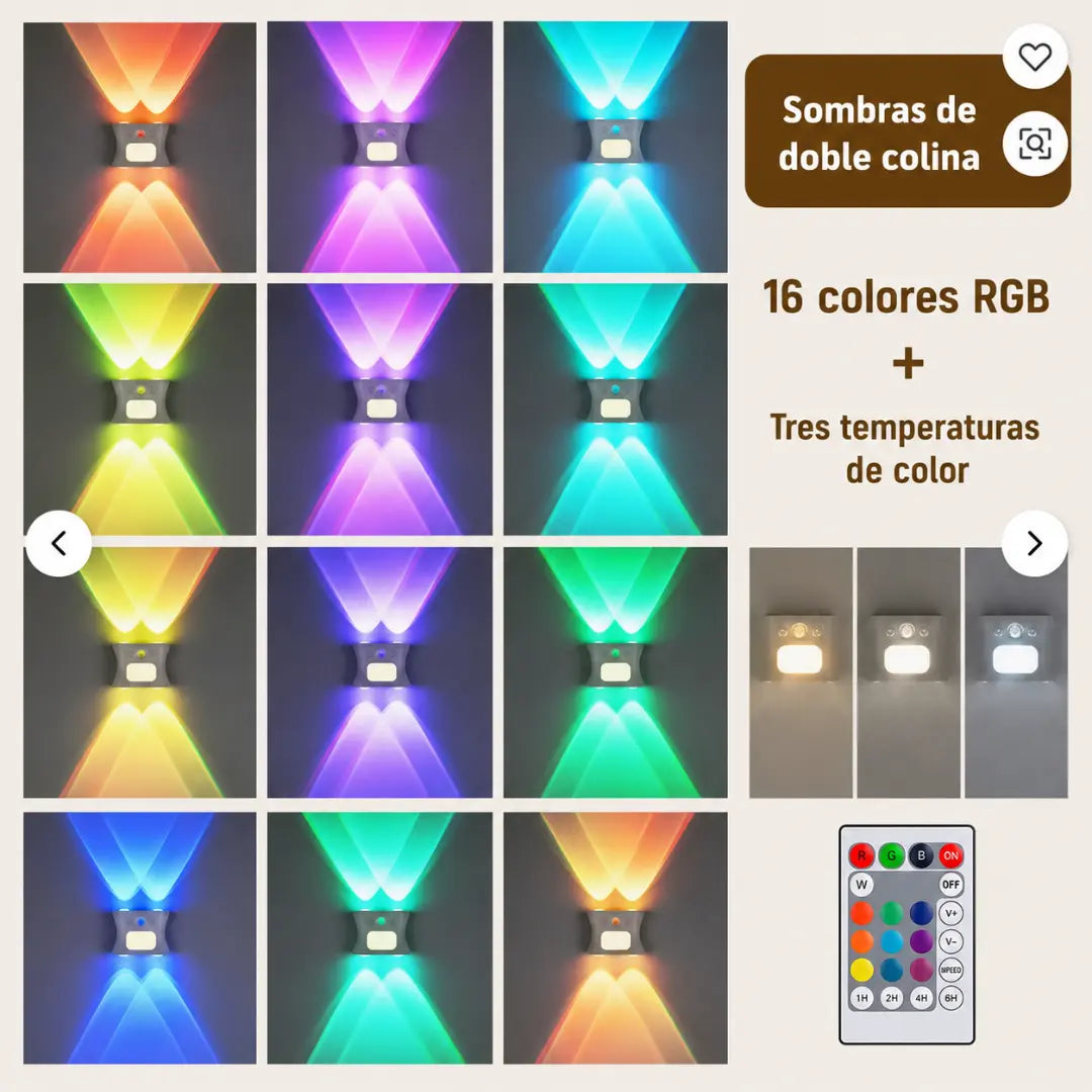 PACK X 2 Lampara Aurora RGB Inteligente