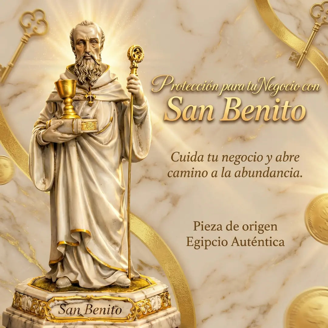 San Benito Guardián Estatua de Protección
