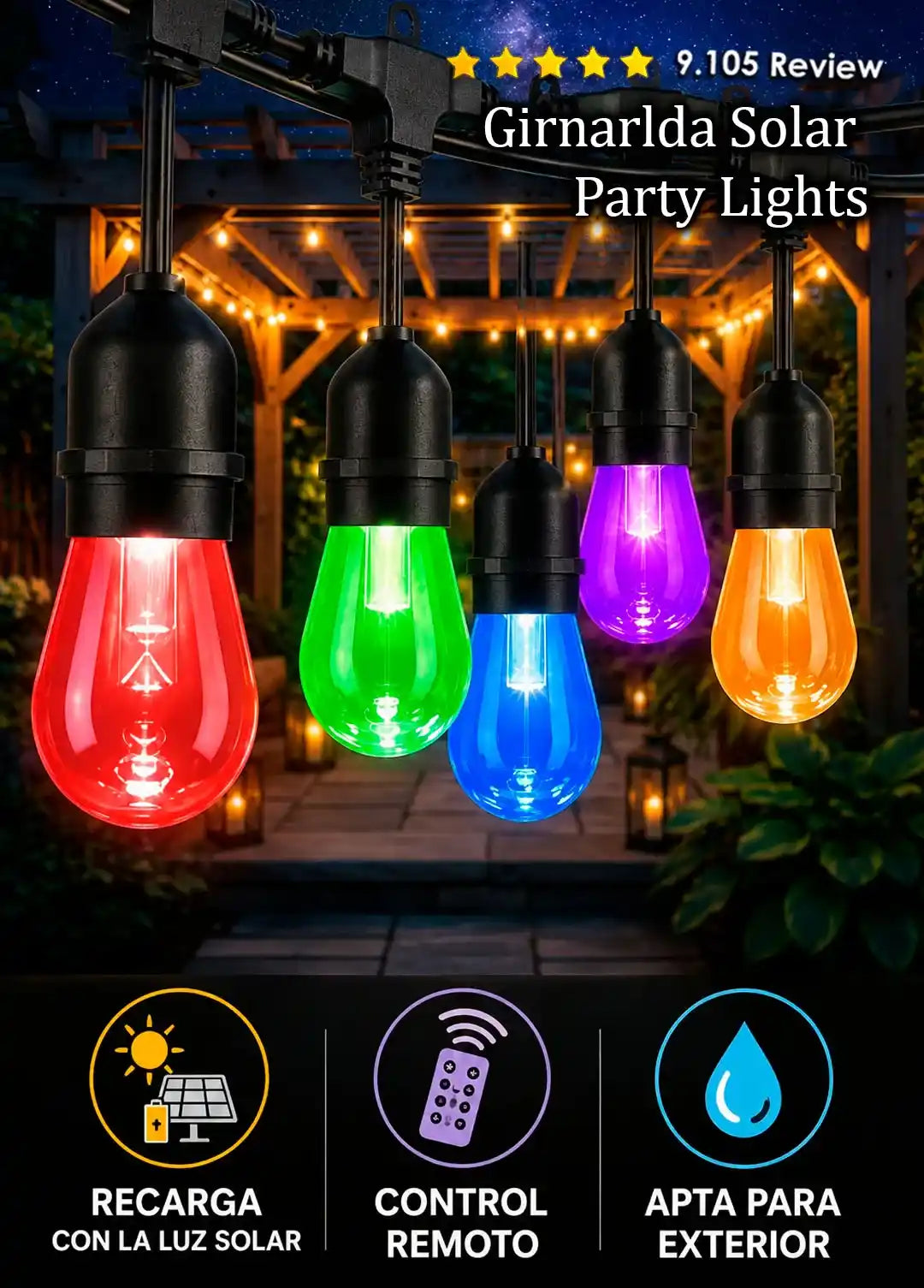 Girnarlda Solar Party Lights