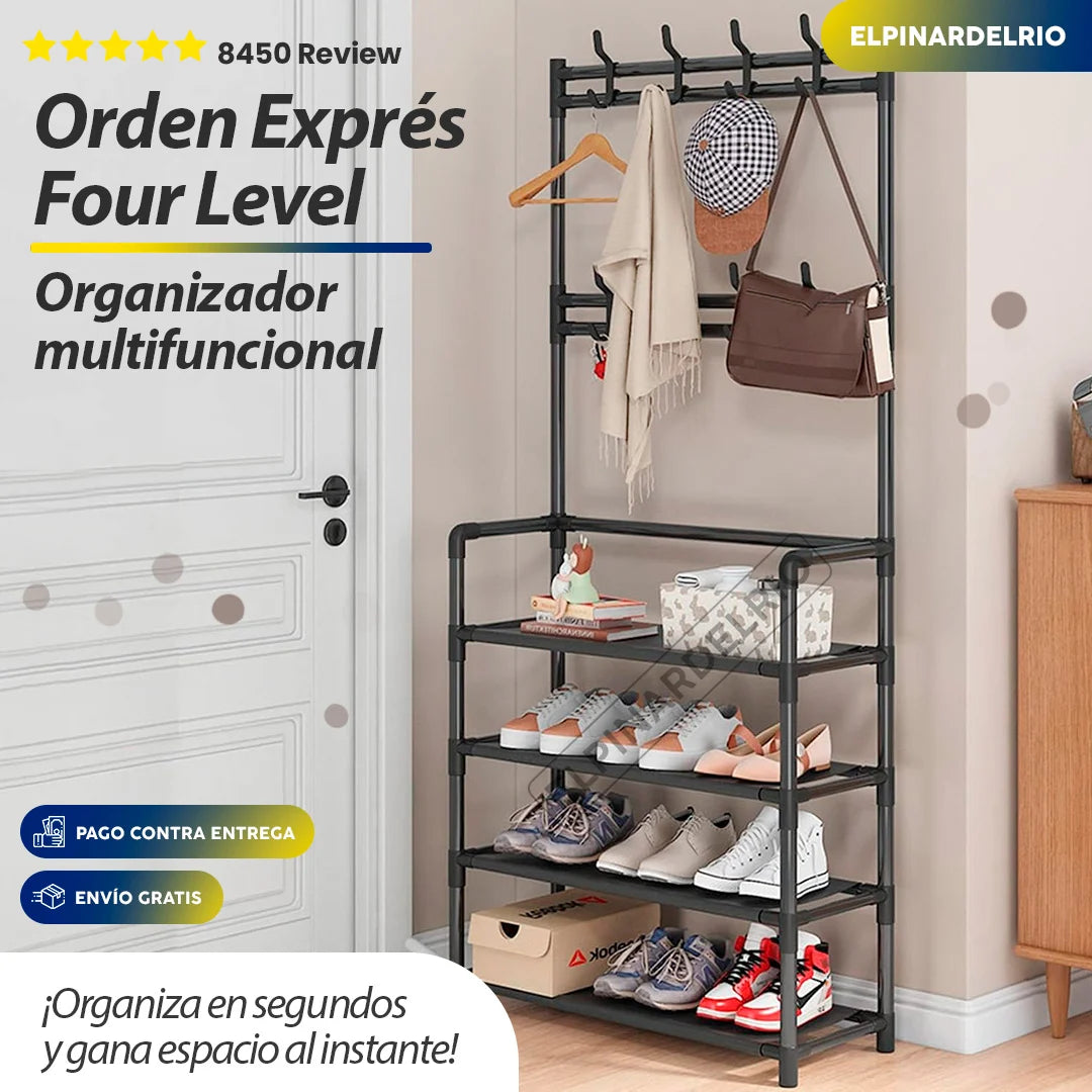 PERCHERO ZAPATERO MULTIFUNCIONAL 50% OFF