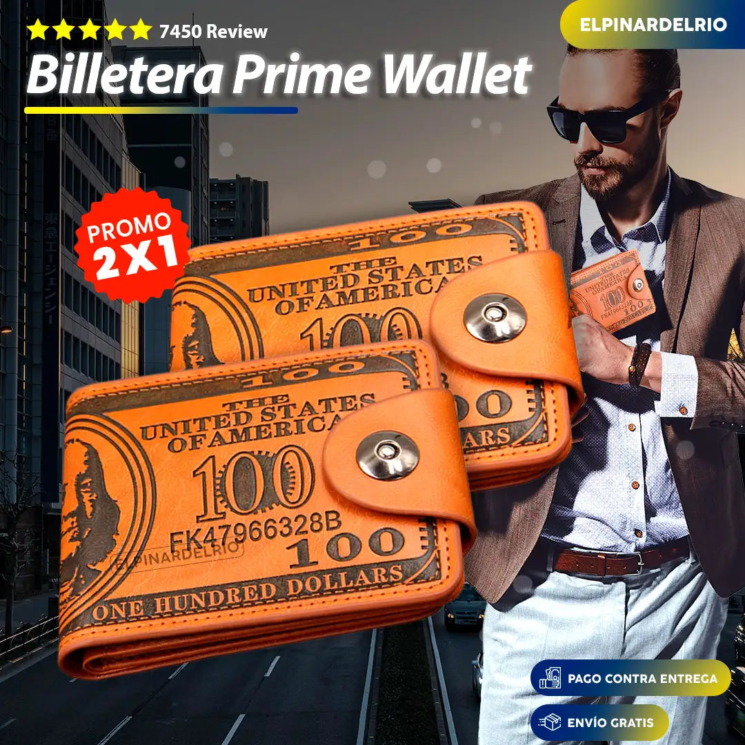Pague 1 lleve 2 billeteras Prime Wallet TKT