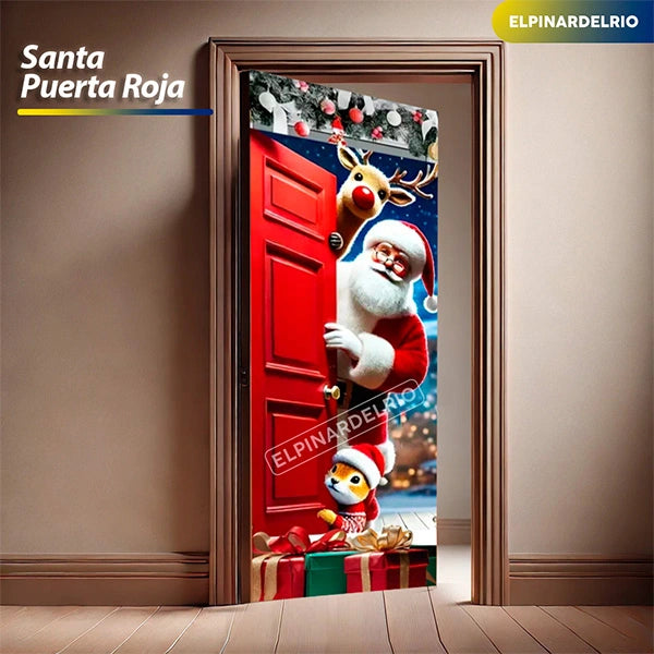 Paga 1 y Lleva 2 Fundas para puertas MagicNavidad +Recetario Navideño REGALO