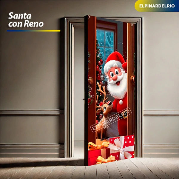 Paga 1 y Lleva 2 Fundas para puertas MagicNavidad +Recetario Navideño REGALO