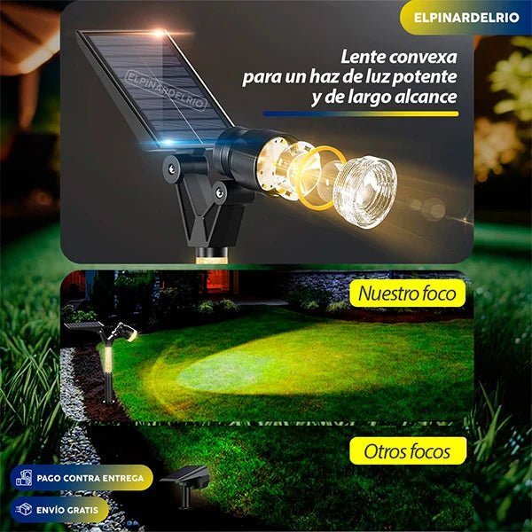 PACK X 2 Luces para exteriores Solar Glow Garden 50%OFF