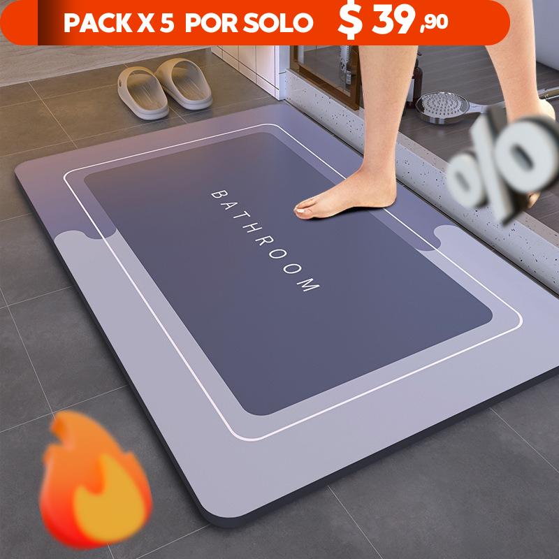 Alfombra Baño Premium Anti-Caidas 50% OFF
