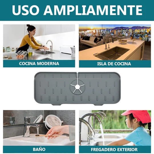 Alfombrilla de silicona absorbente para fregadero 50% OFF - ElPinarDelrio
