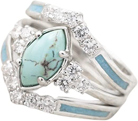 Anillo Turquesa Joyeria fina 3 en 1 50% OFF - ElPinarDelrio