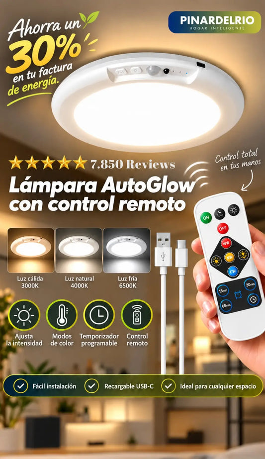 Lampara AutoGlow con control