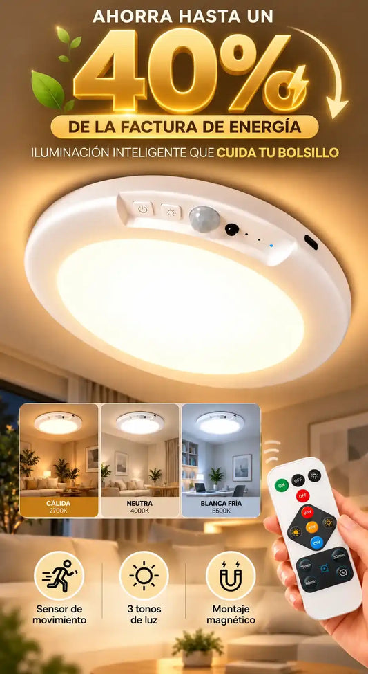 Lampara AutoGlow con control remoto
