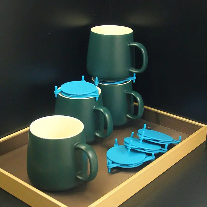 MugStack Silicone Holder Soporte de Silicona para Tazas y Vasos Apilables