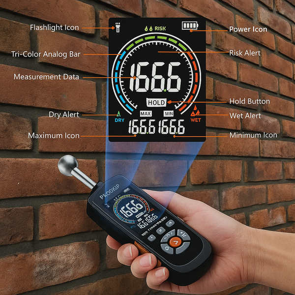 Medidor de Humedad MoistScan Pro