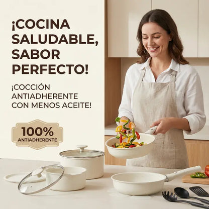 Batería de Cocina Carote Glass Edition 17 pcs