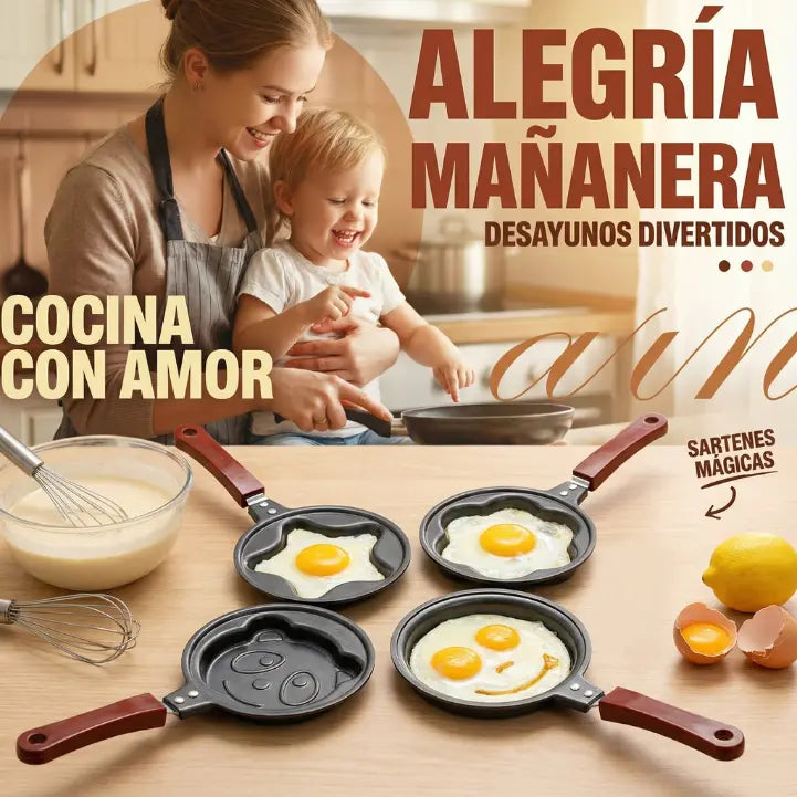 PAGA 2 Y LLEVA 4 Sartenes FunCook Mini