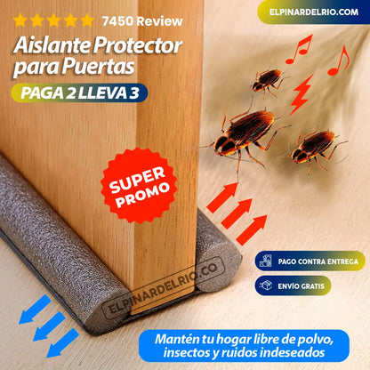 SUPER PROMO PAGA 2 LLEVA 3 PROTECTORES AISLANTE PARA PUERTAS 50% OFF