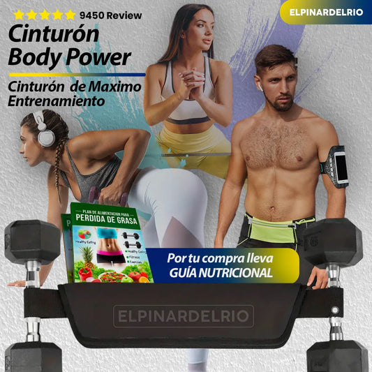 Cinturon de Maximo Entrenamiento Body Power 50% OFF