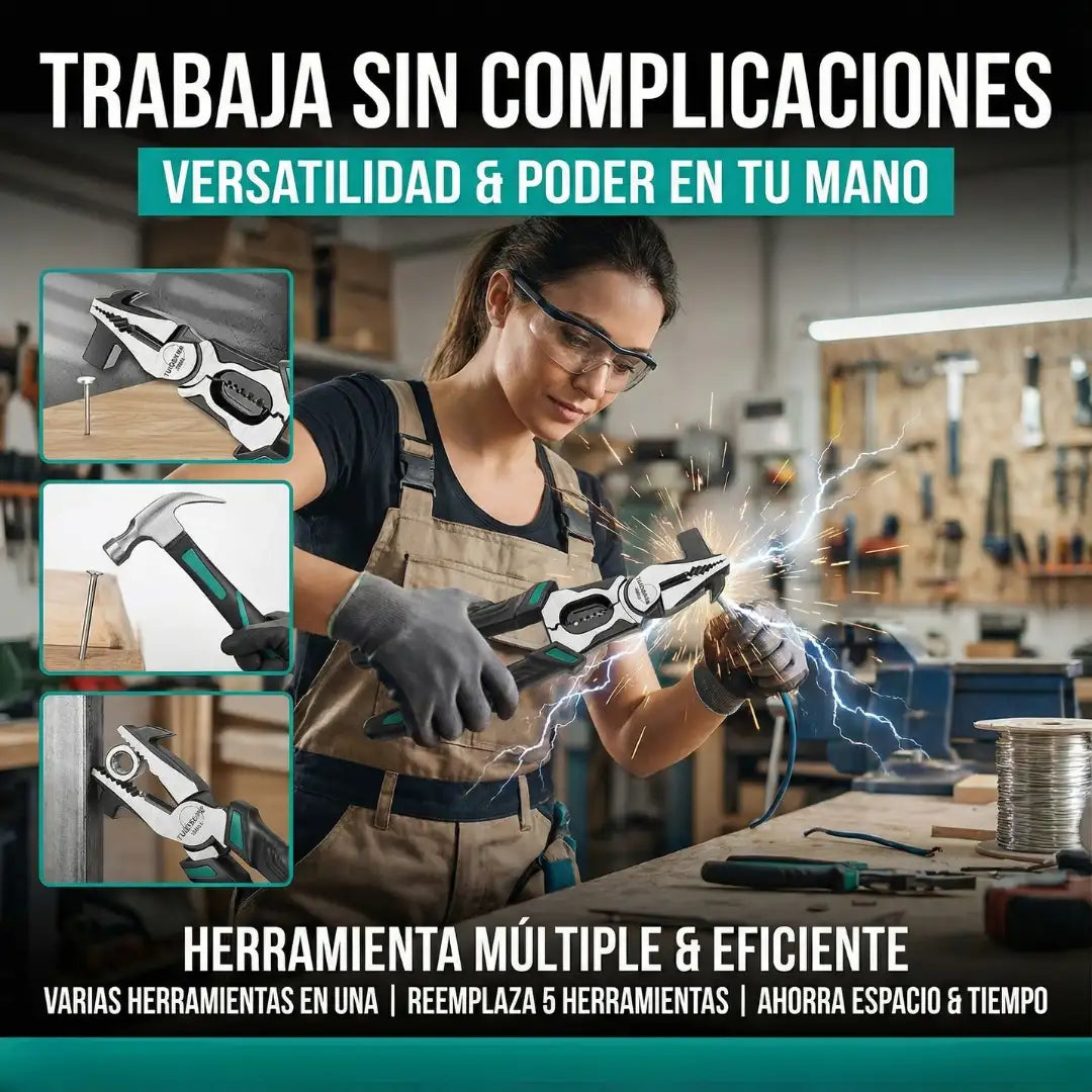 Alicate MultiGrip Pro 6 en 1