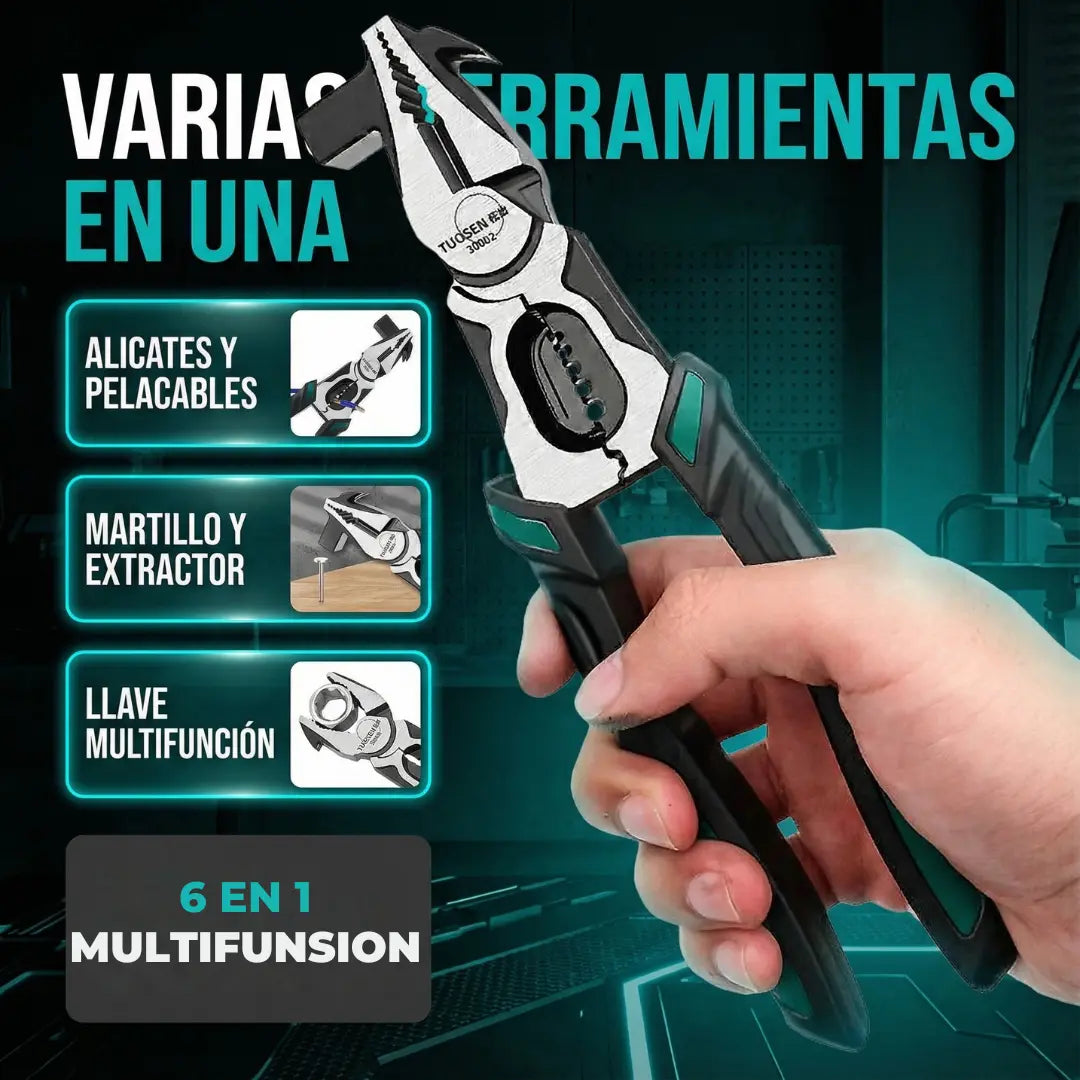 Alicate MultiGrip Pro 6 en 1
