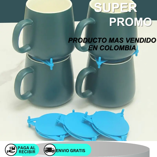 MugStack Silicone Holder Soporte de Silicona para Tazas y Vasos Apilables